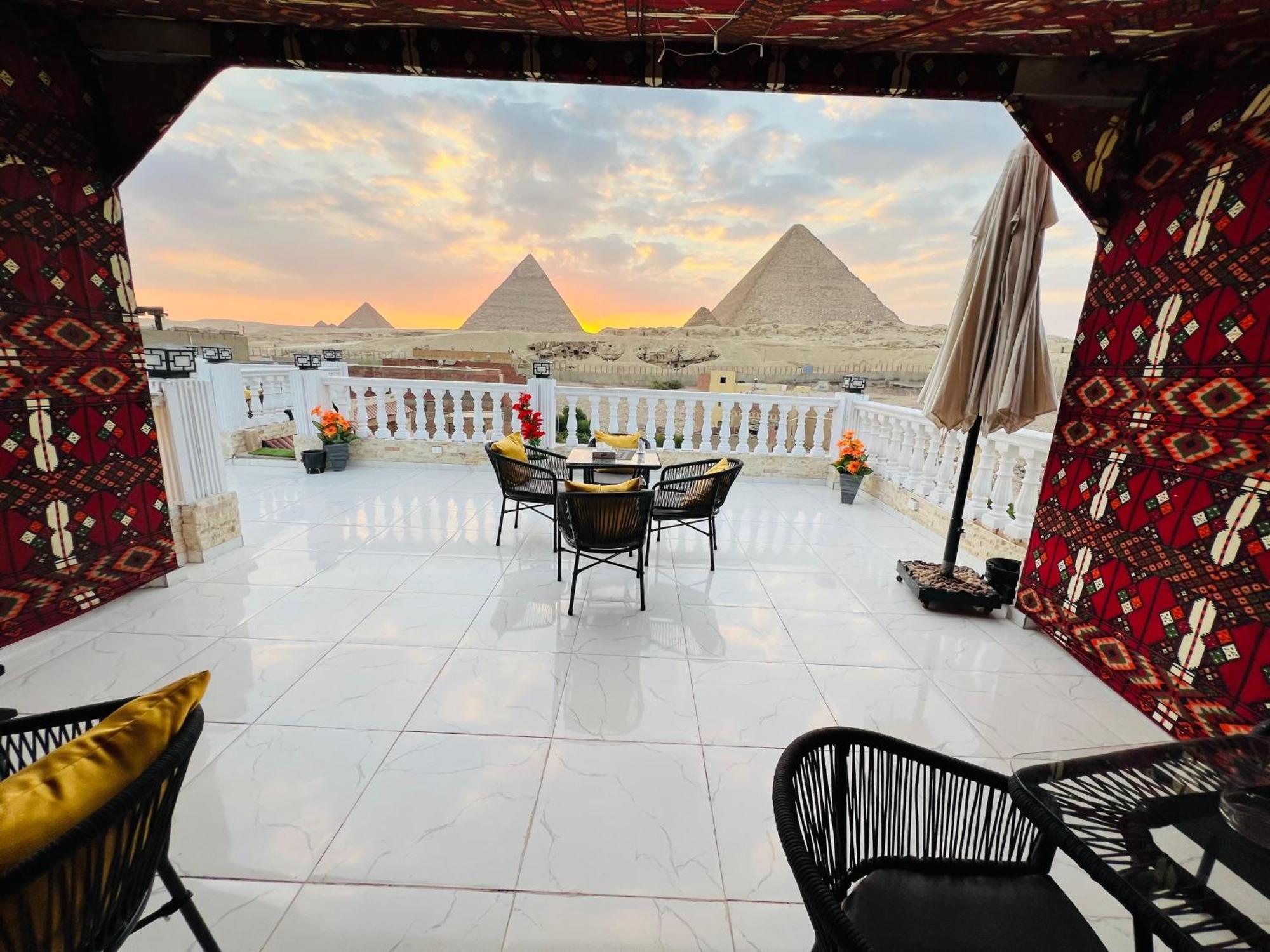 New Scarab Pyramids View Hotel Kafrat al Jabal Exterior photo