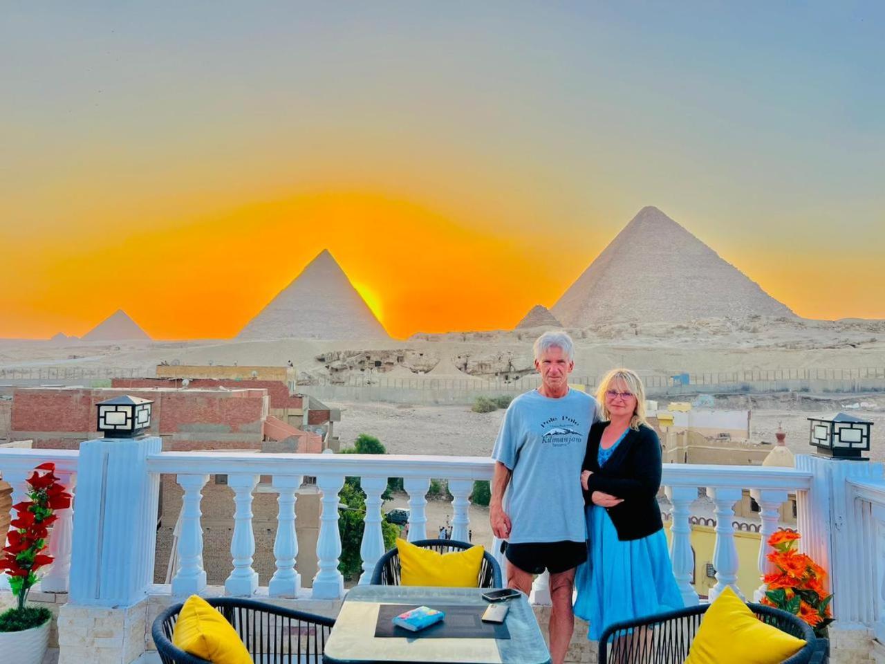 New Scarab Pyramids View Hotel Kafrat al Jabal Exterior photo