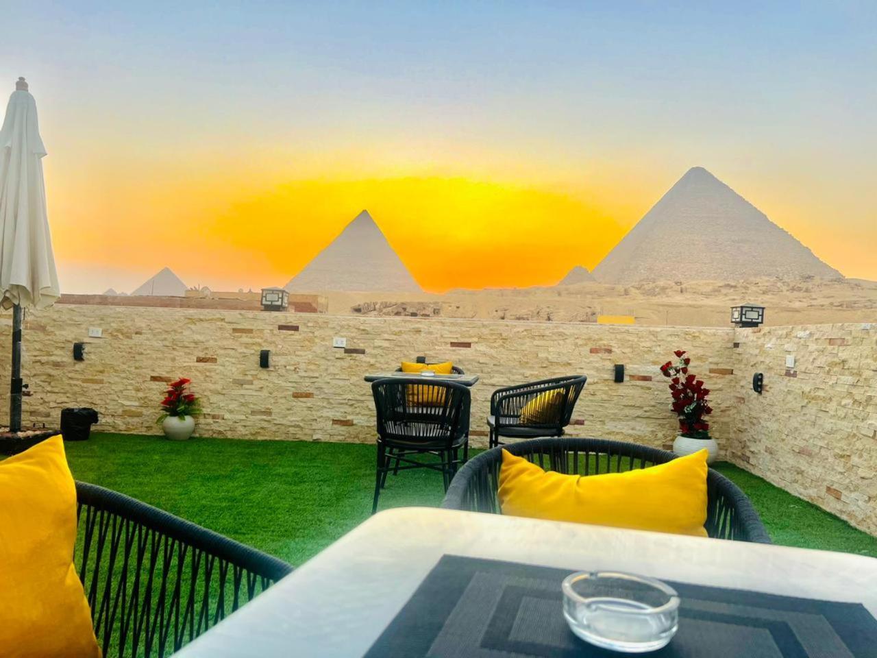 New Scarab Pyramids View Hotel Kafrat al Jabal Exterior photo